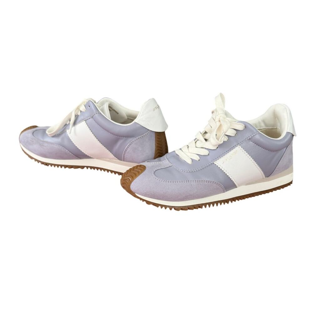 J/Slides NYC Lavender Retro Sneakers Women's 7.5 Gum Sole Mixed Media